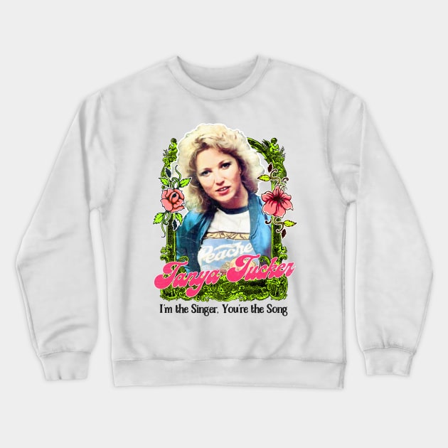 Tanya Tucker / Retro Style Country Fan Design Crewneck Sweatshirt by DankFutura